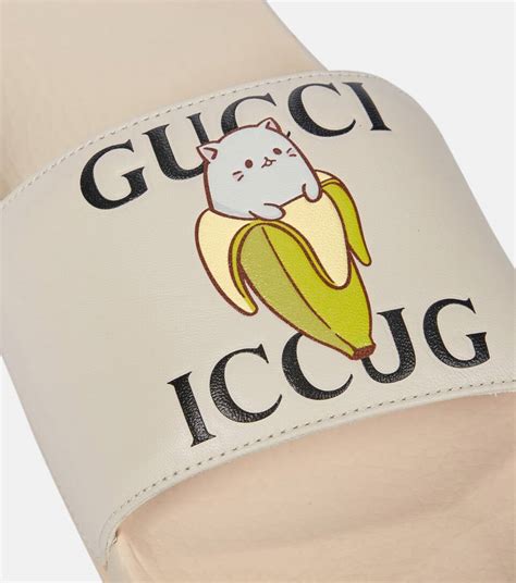 bananya slides gucci|Gucci bananya launch.